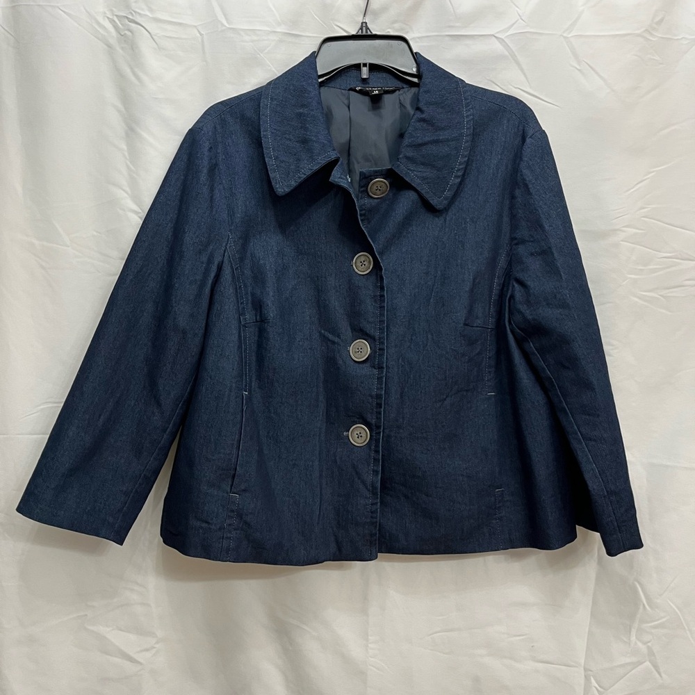 Briggs New York Dark Blue Jean Jacket